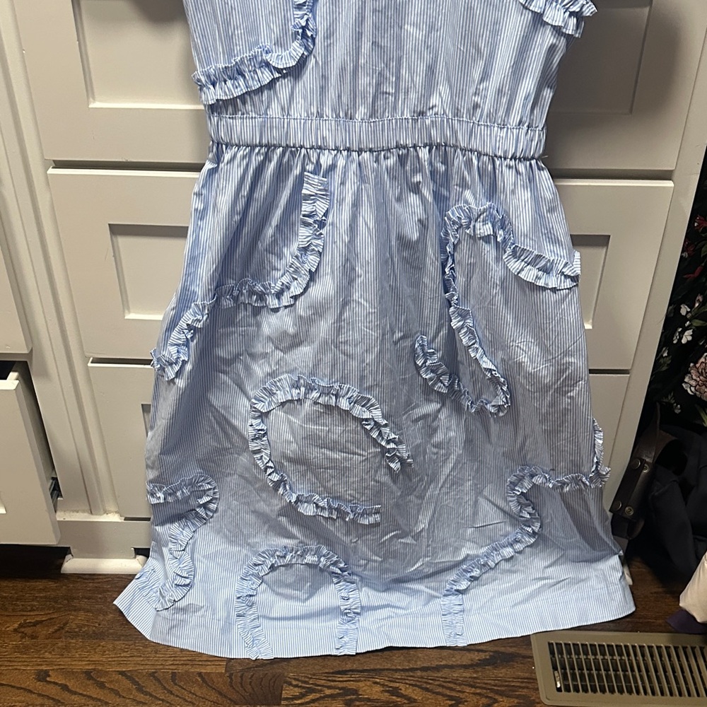 Kate Spade for target Light Blue Ruffle Shirt Dress - Picture 8 of 8